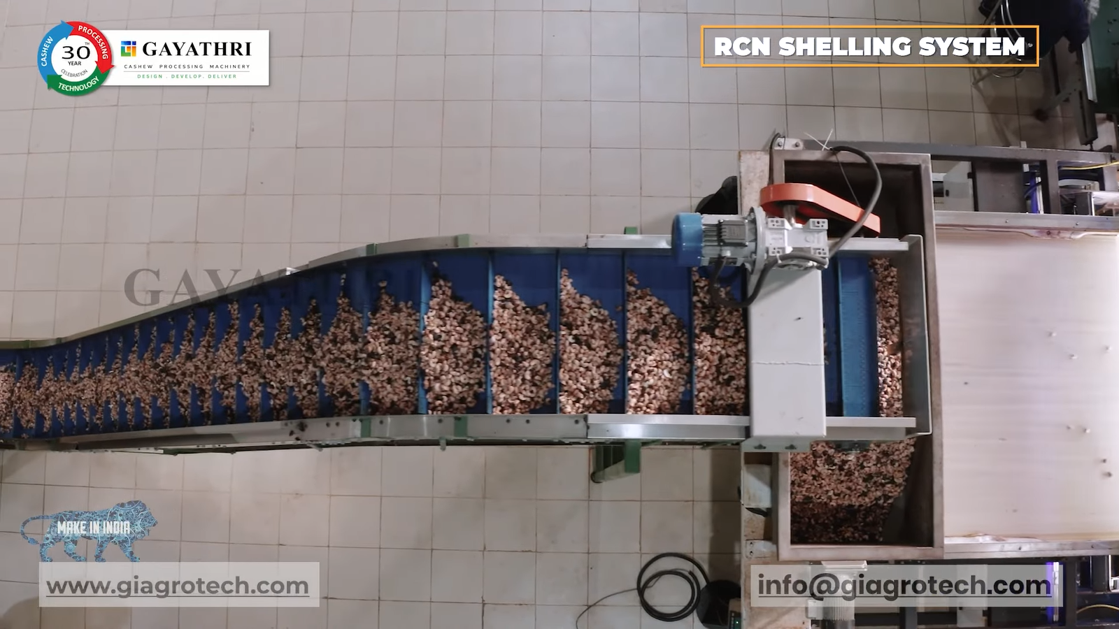 World class RCN SHELLING SYSTEM | GI Agro Technologies Pvt Ltd
